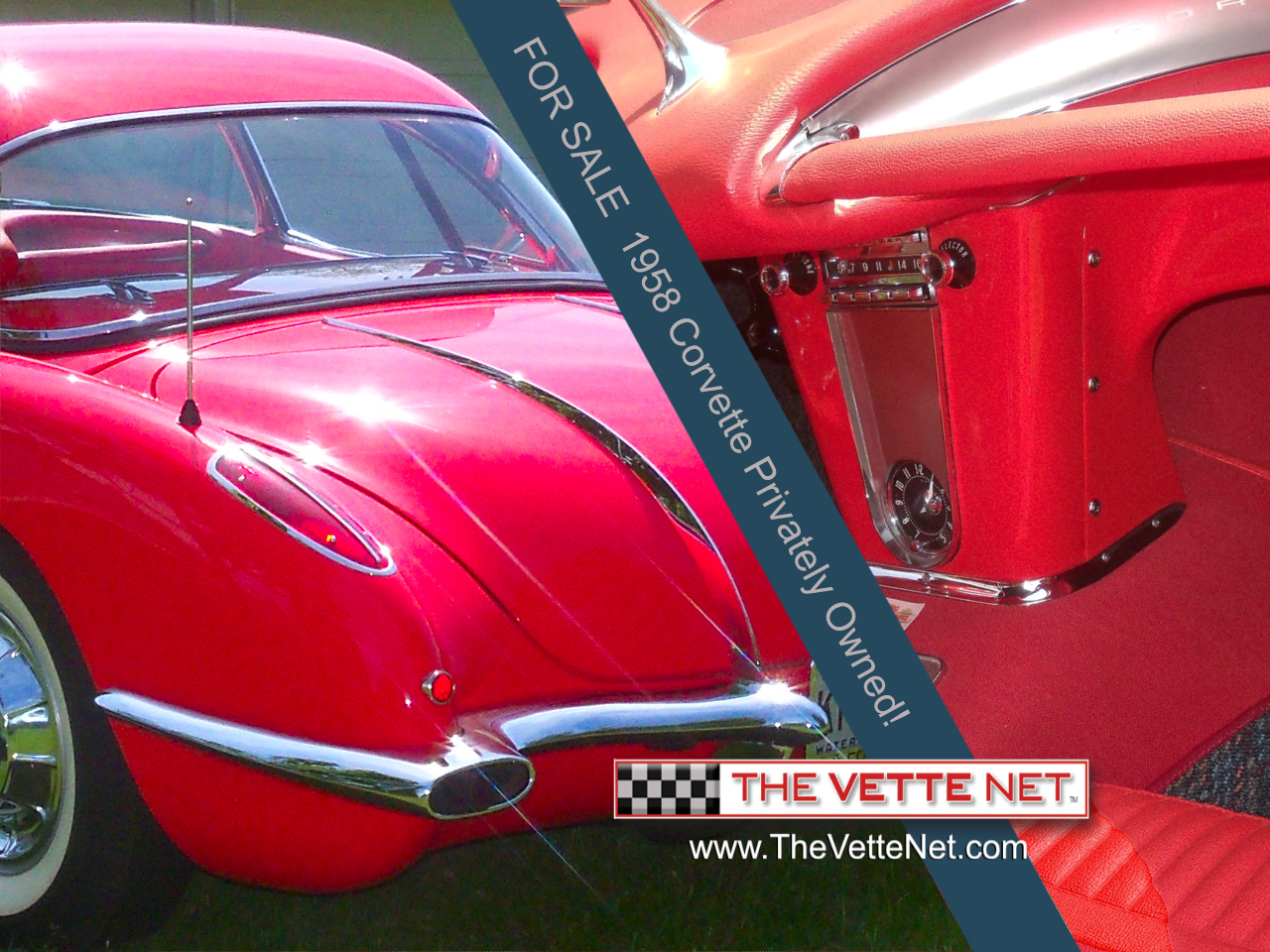 1958 Corvette  Signet Red