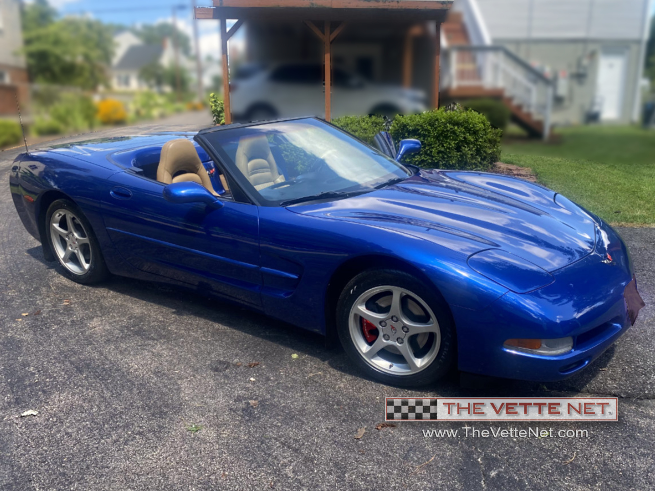 2002 Corvette Convertible Electron Blue