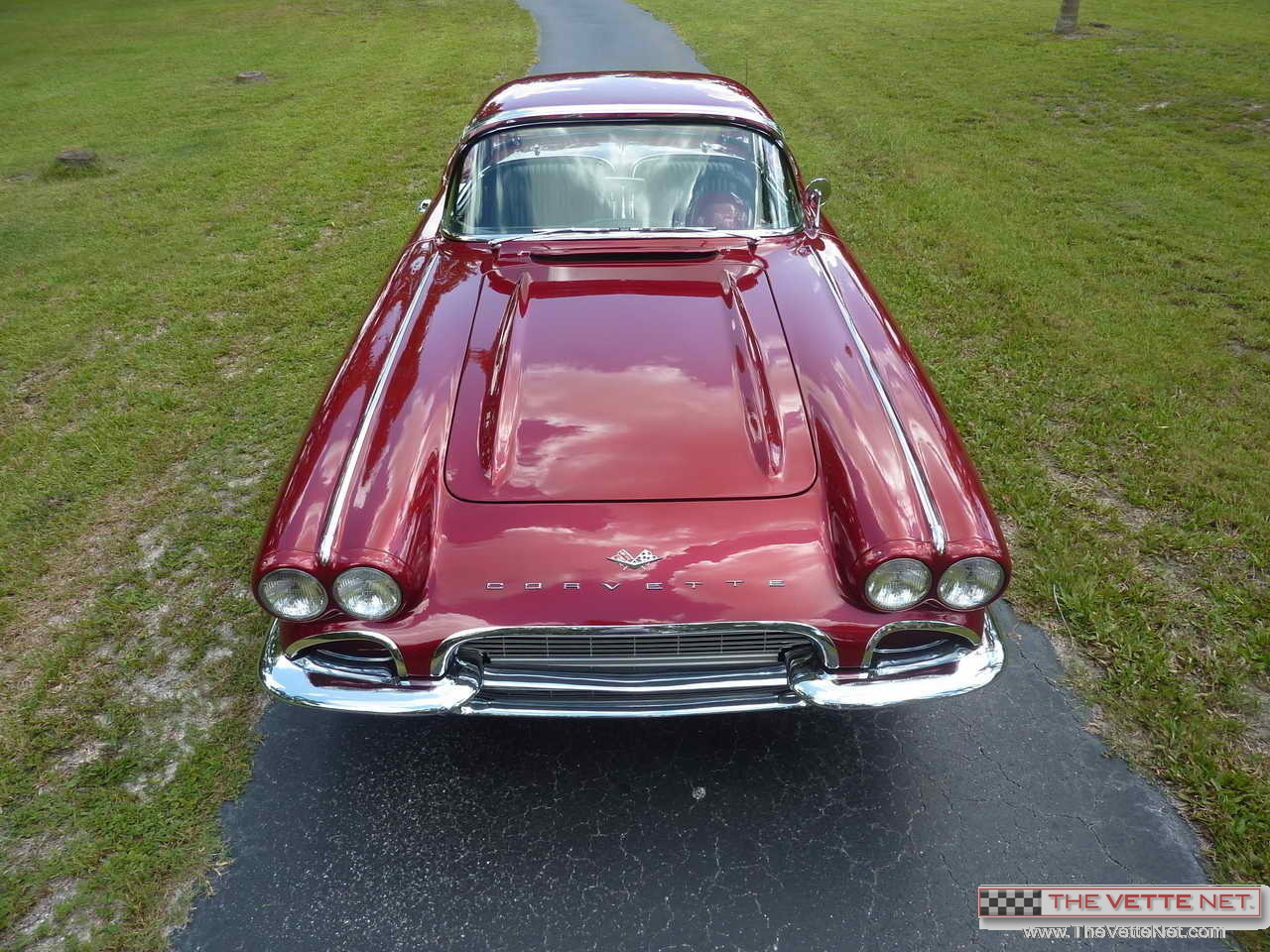 1961 Corvette Convertible Candy Apple Red