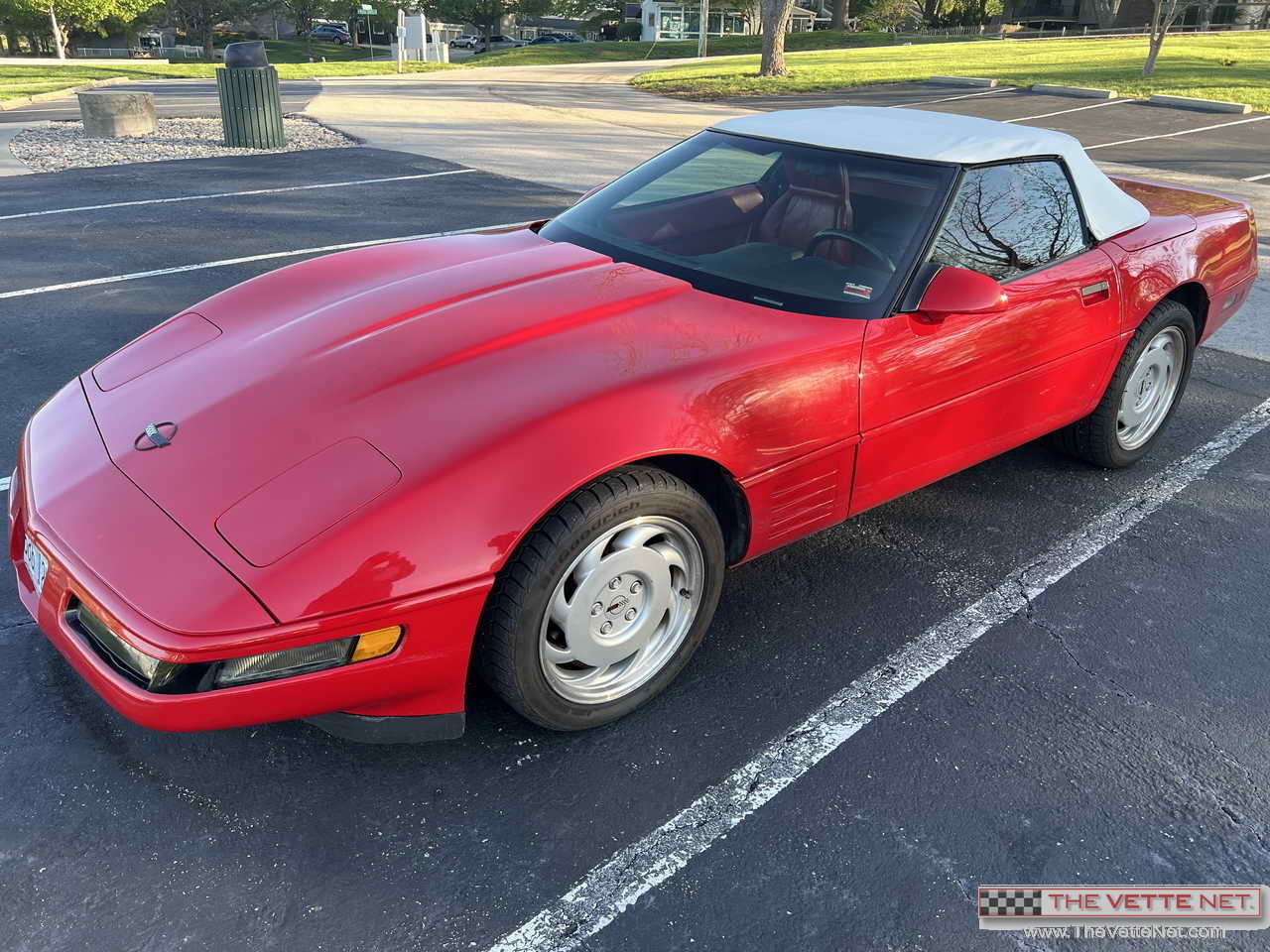 1991 Corvette Convertible Red