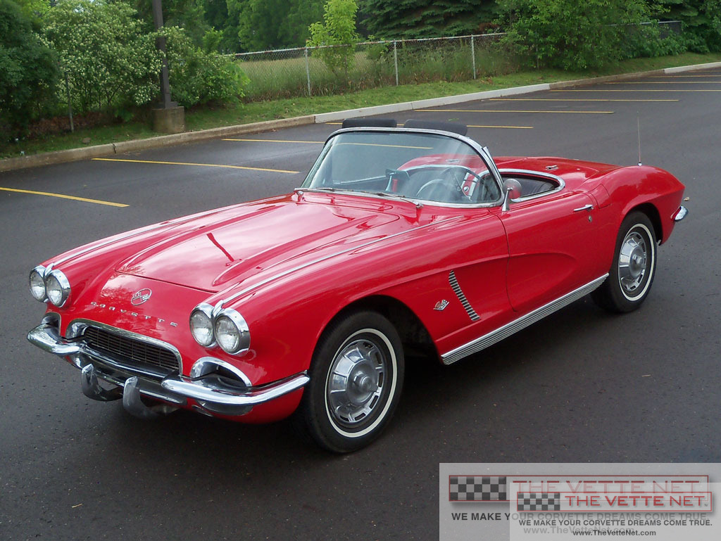 1962 Corvette Convertible Roman Red