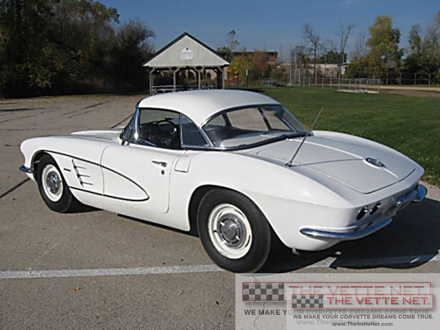 1961 Corvette Convertible Ermine White