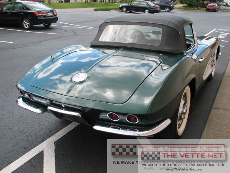 1961 Corvette Convertible Green