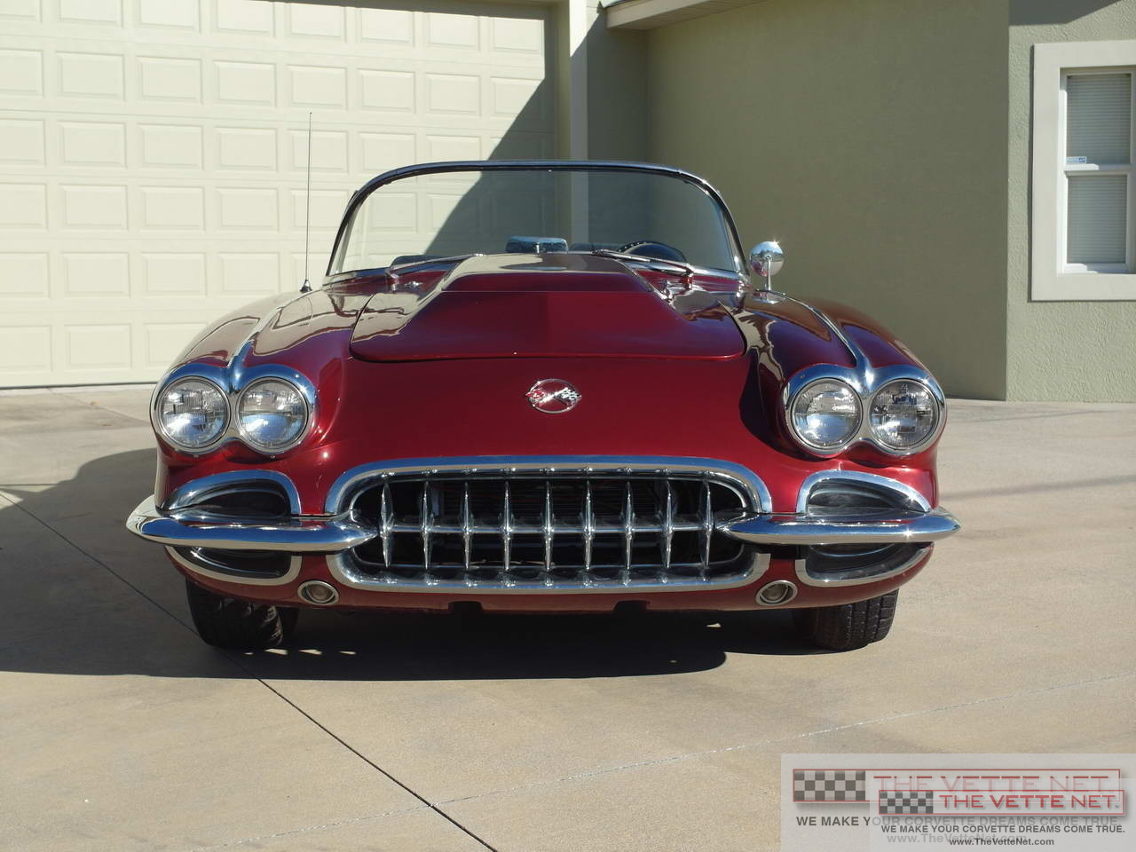 1959 Corvette Convertible Dark Red Metallic