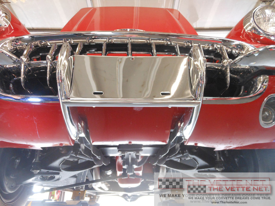 1960 Corvette Convertible Red/White cove