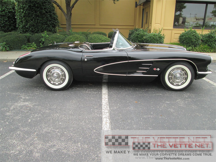 1959 Corvette Convertible Tuxedo Black
