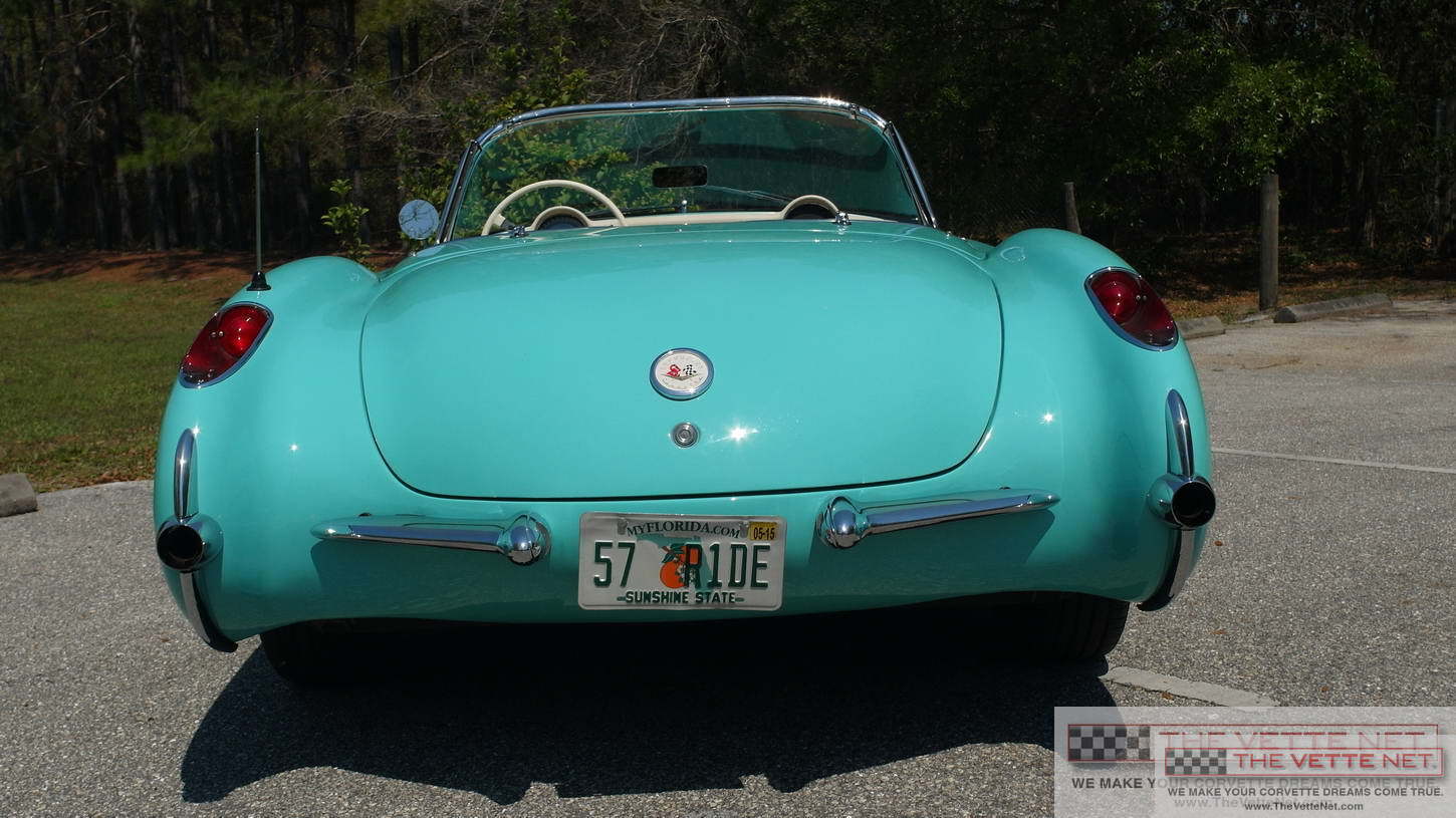 1957 Corvette Convertible Cascade Green