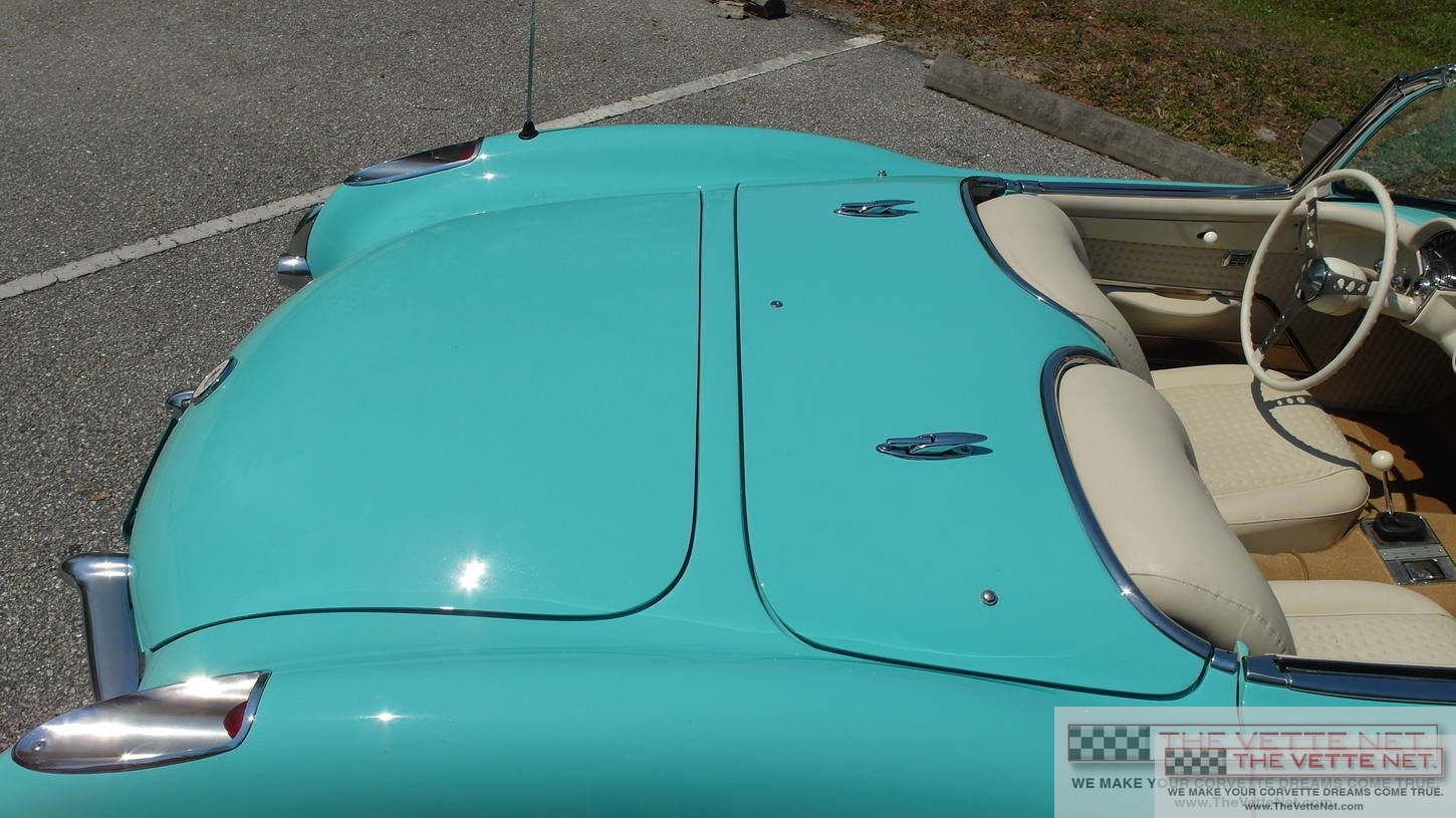 1957 Corvette Convertible Cascade Green
