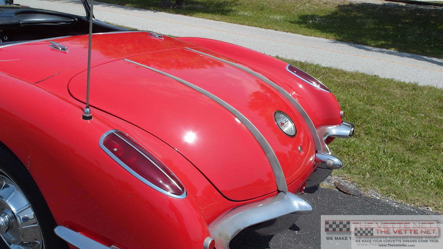 1958 Corvette Convertible Red
