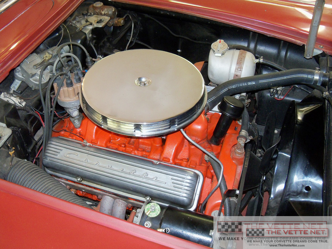 1962 Corvette Convertible Maroon
