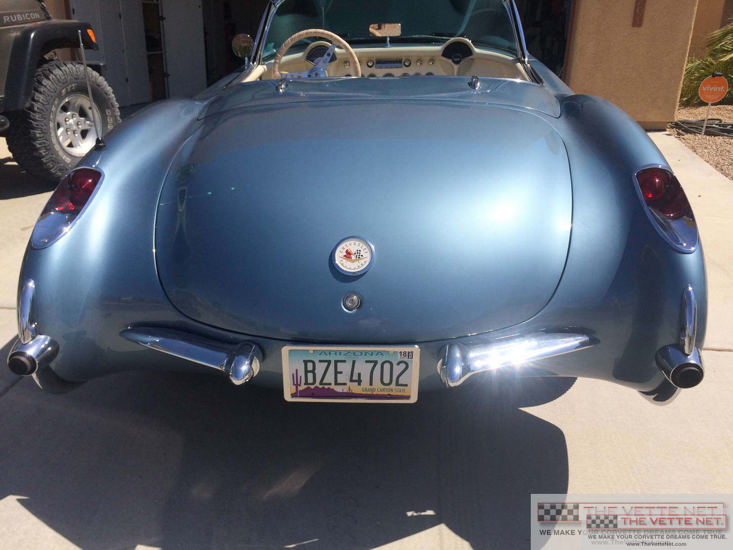 1956 Corvette Convertible Arctic Blue