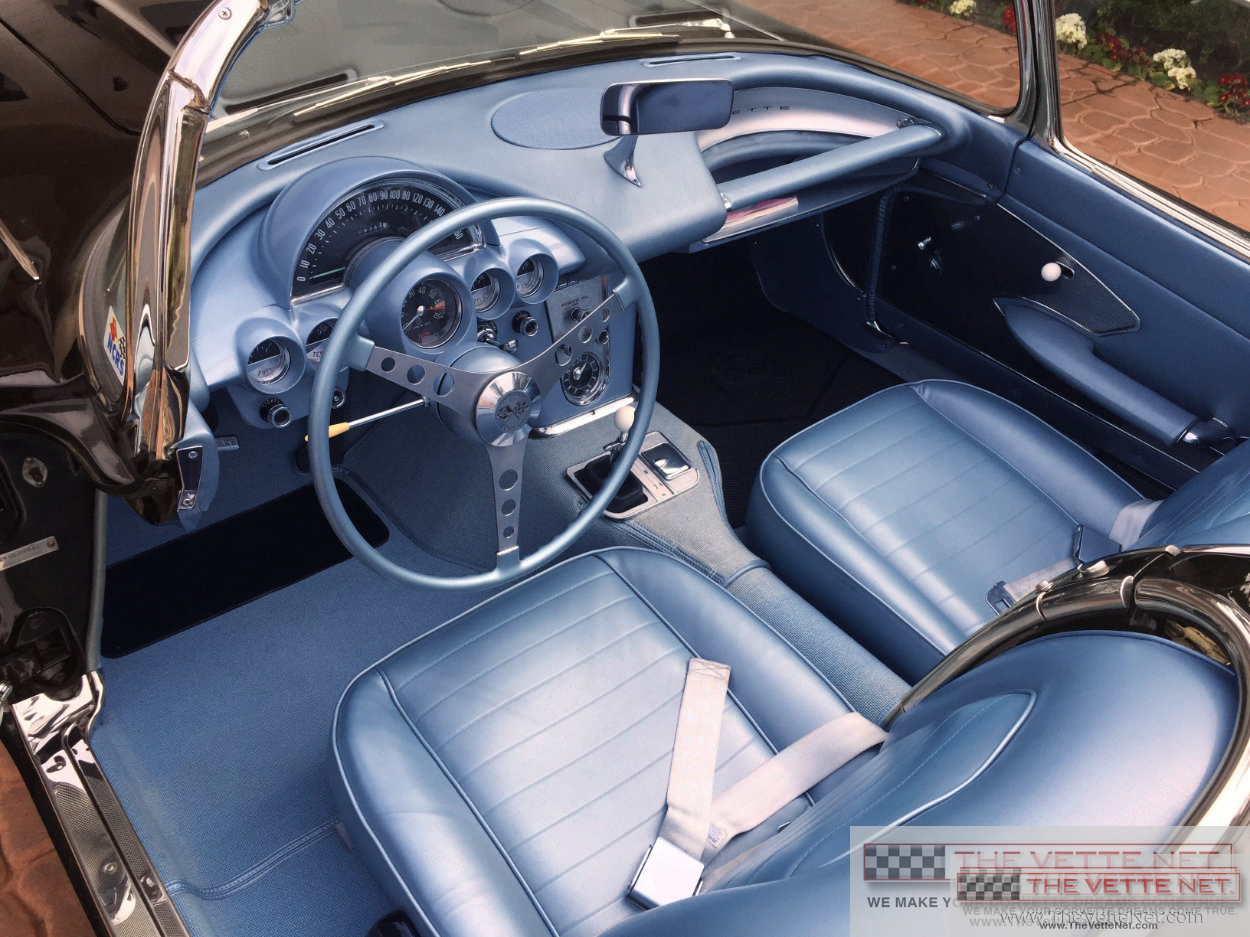1959 Corvette Convertible Tuxedo Black & Inca Silver