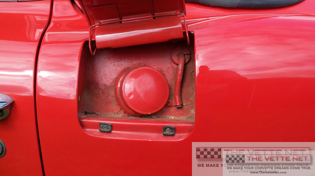 1958 Corvette Convertible Signet Red with Snowcrest White Cove