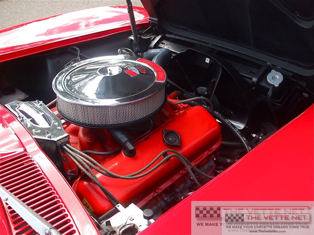 1966 Corvette Convertible Rally Red
