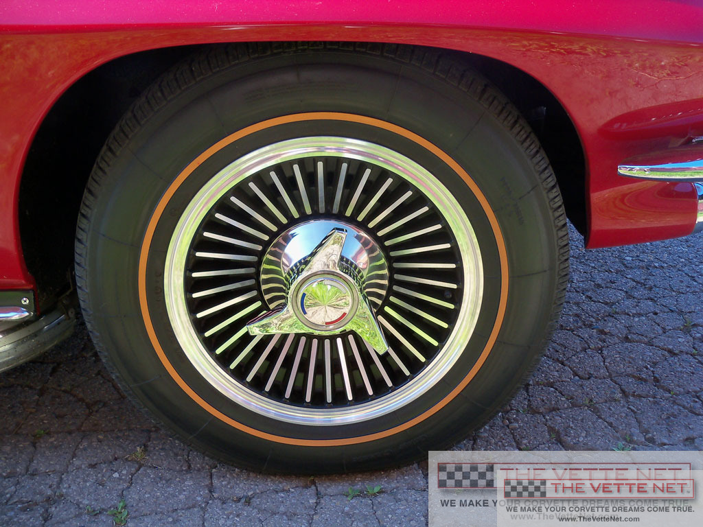 1965 Corvette Convertible Rally Red