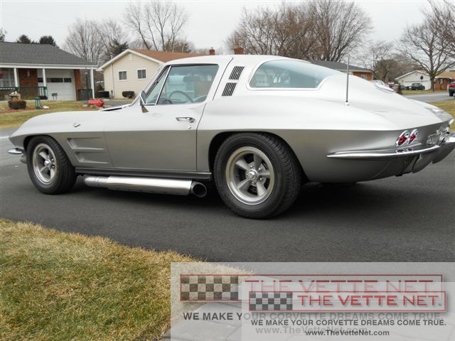 1964 Corvette Coupe Machine Silver Metallic