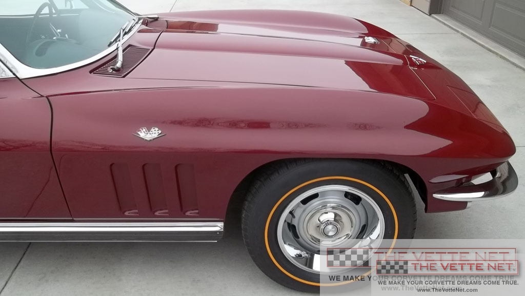 1966 Corvette Convertible Milano Maroon