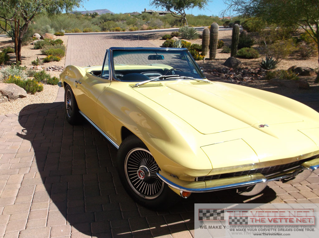 1967 Corvette Convertible Sunfire Yellow
