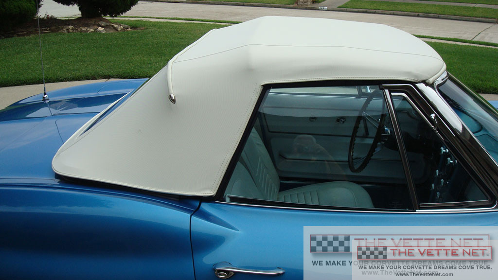 1967 Corvette Convertible Marina Blue