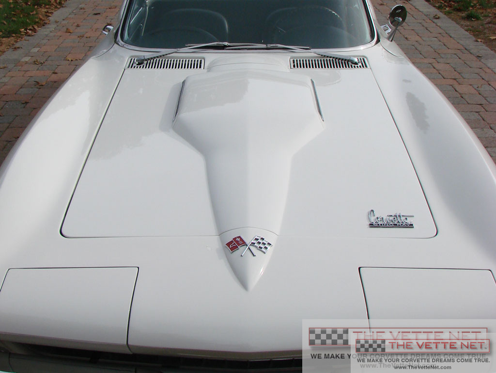 1966 Corvette Convertible White was Milano Maroon