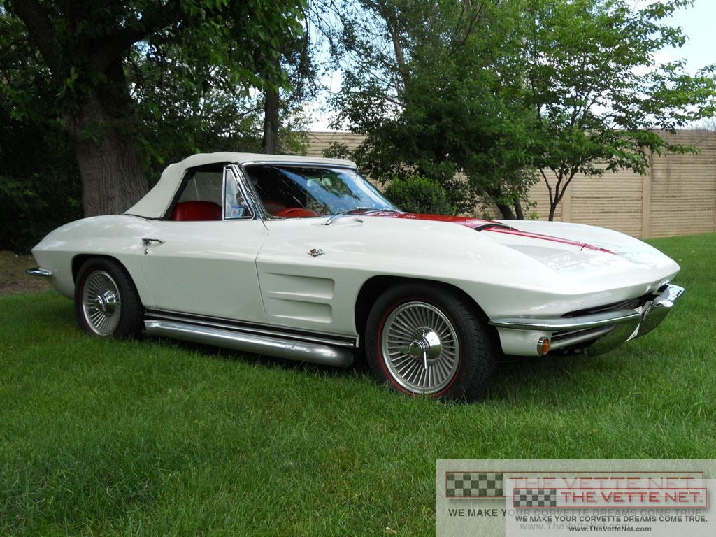 1964 Corvette Convertible Ermine White