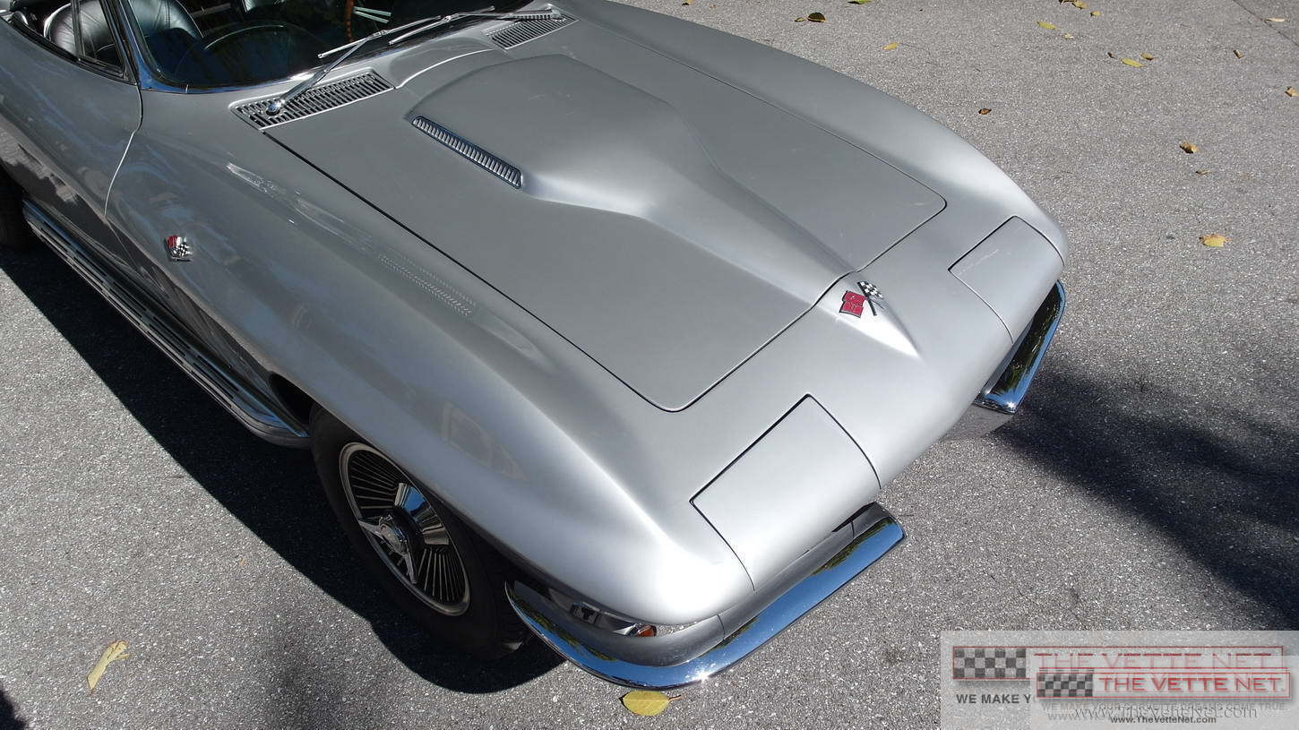 1965 Corvette Convertible Silver Pearl