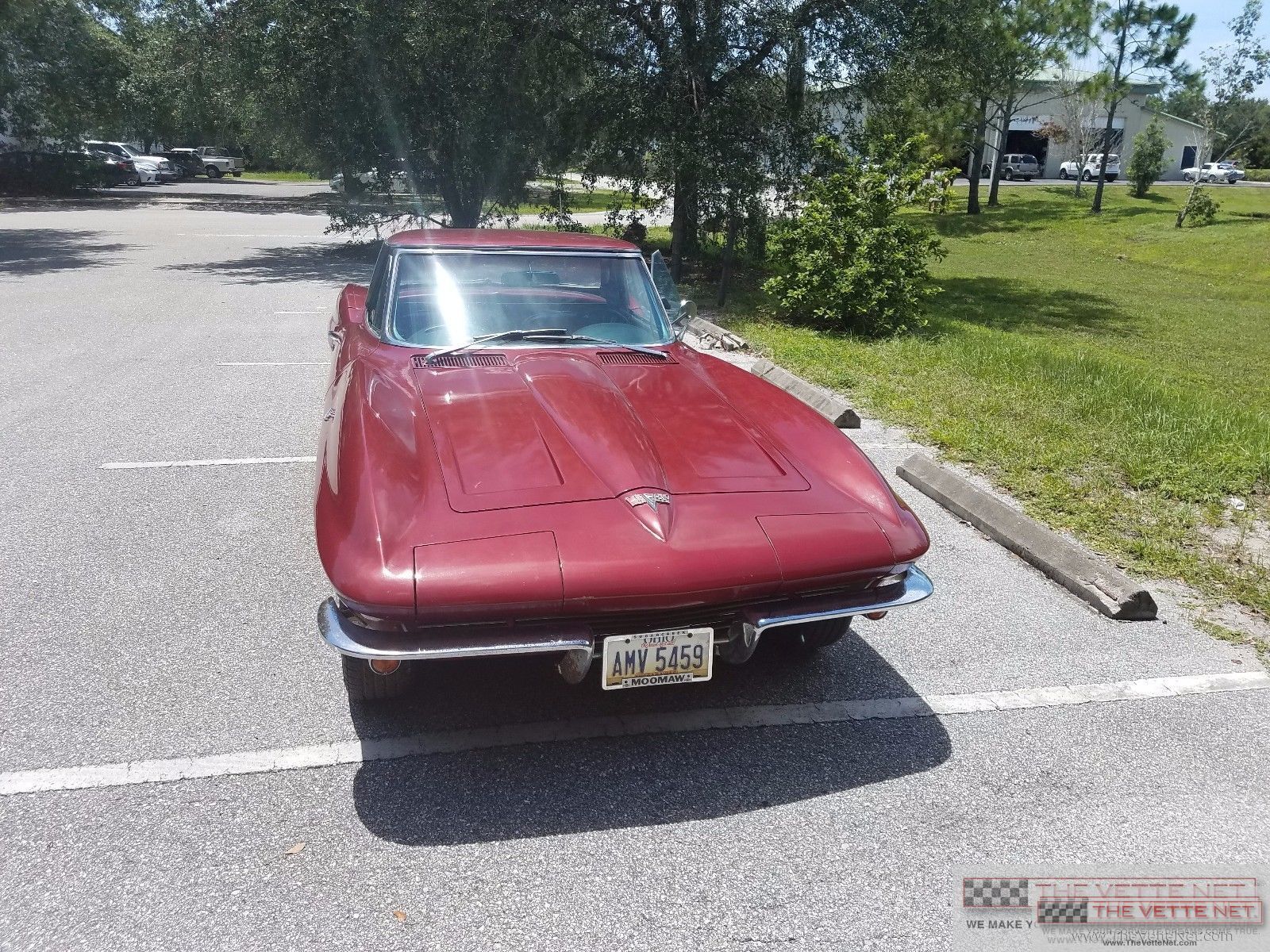 1964 Corvette Convertible Dark Red