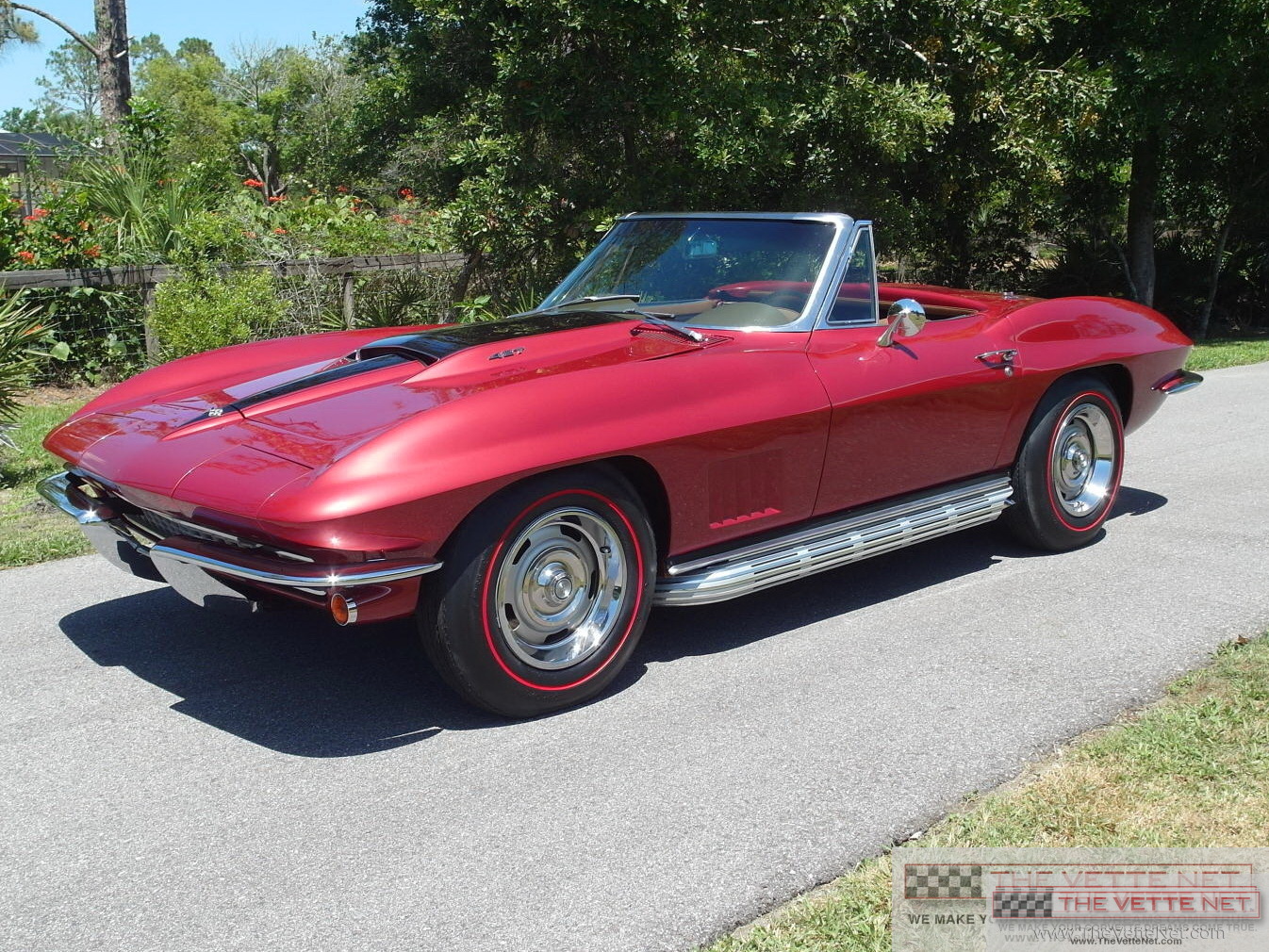 1967 Corvette Convertible Marlboro Maroon