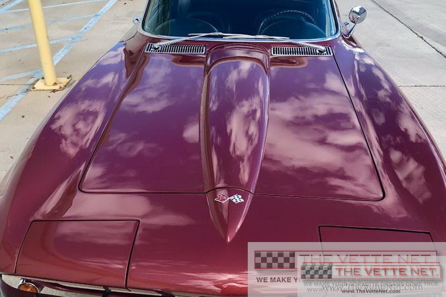 1967 Corvette Convertible Marlboro Maroon