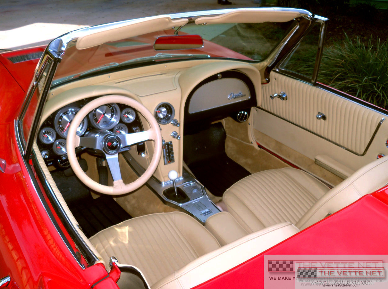 1963 Corvette Convertible Red