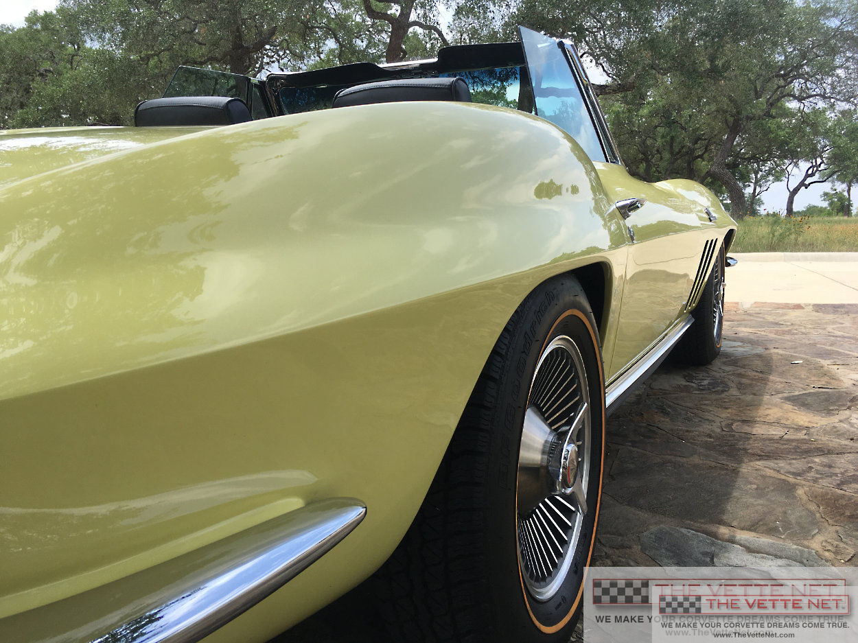 1966 Corvette Convertible Sunfire Yellow