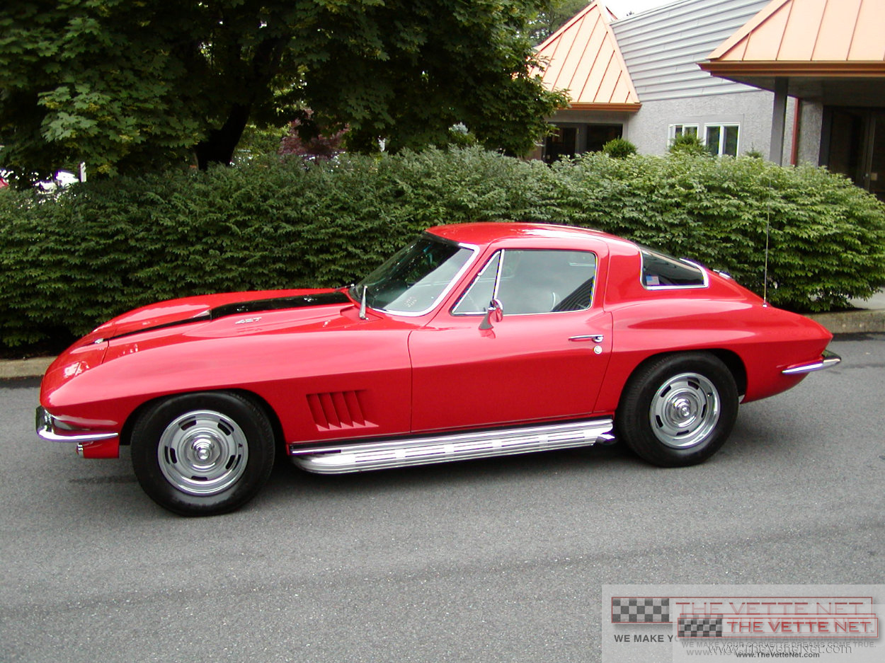 1967 Corvette Coupe Rally Red Trim Tag Code