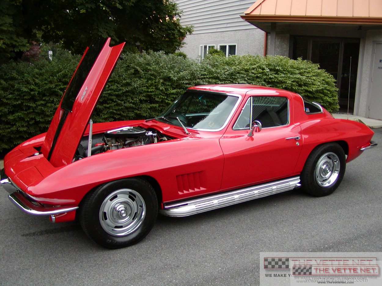 1967 Corvette Coupe Rally Red Trim Tag Code