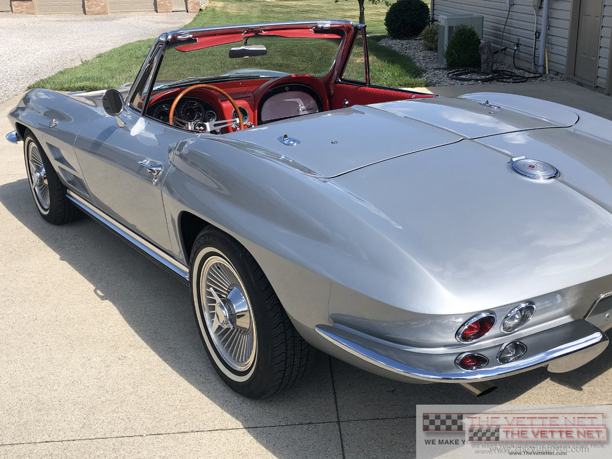 1964 Corvette Convertible Satin Silver