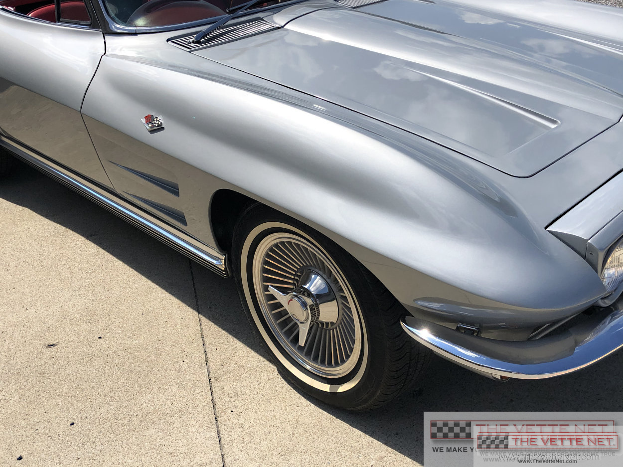 1964 Corvette Convertible Satin Silver