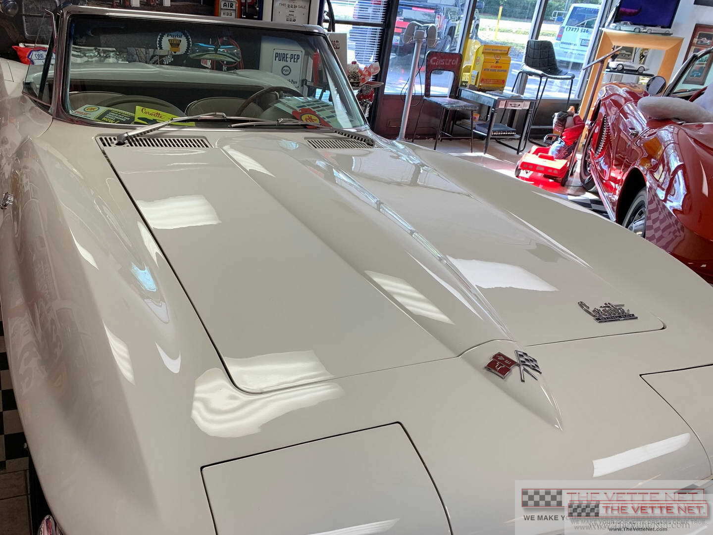 1966 Corvette Convertible Ermine White