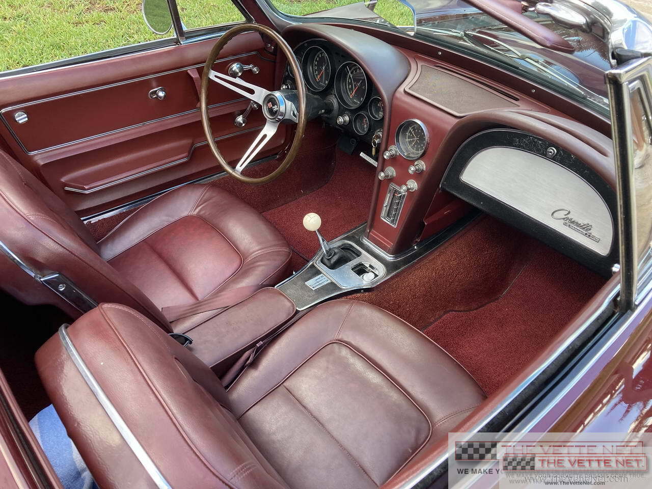 1965 Corvette Convertible Milano Maroon