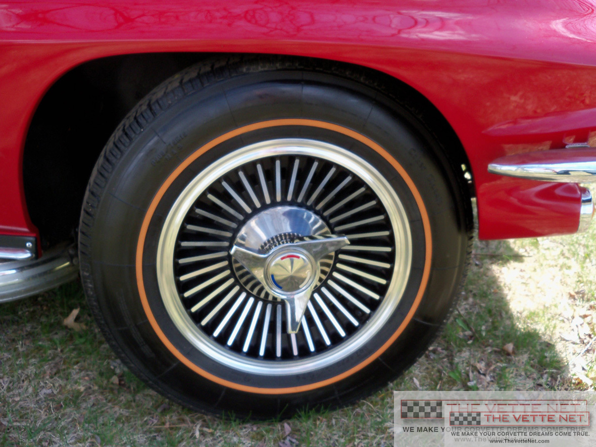 1965 Corvette Convertible Rally Red