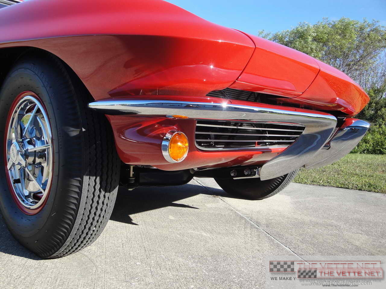 1963 Corvette Convertible Riverside Red