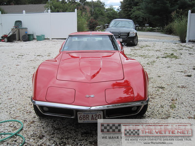 1968 Corvette Coupe Rally red