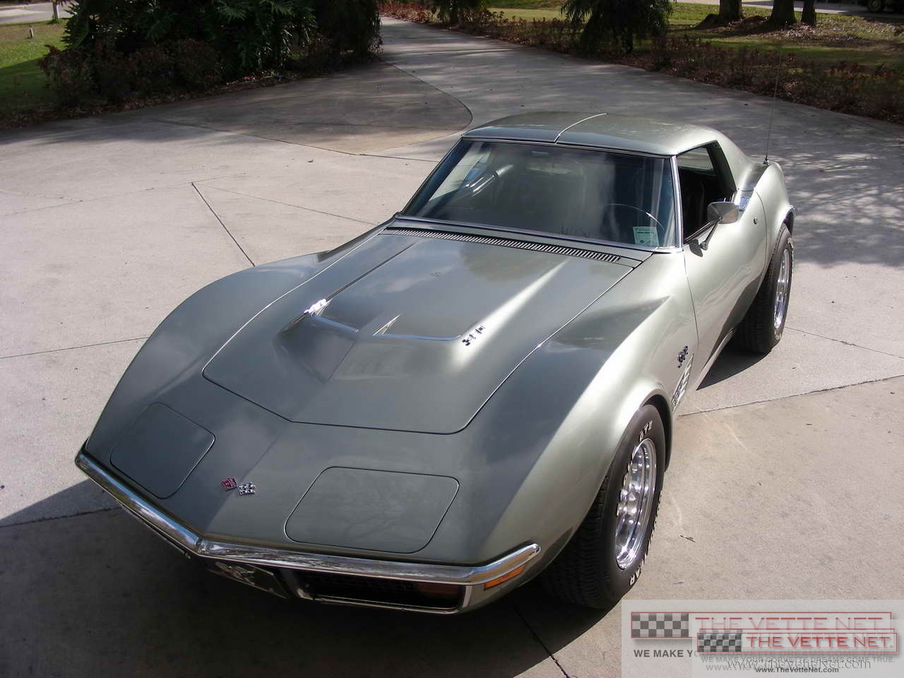 1972 Corvette T-Top Steel Cities Gray code 988