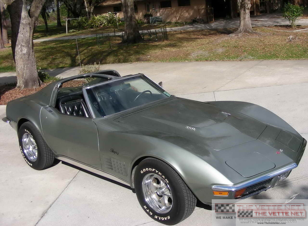 1972 Corvette T-Top Steel Cities Gray code 988