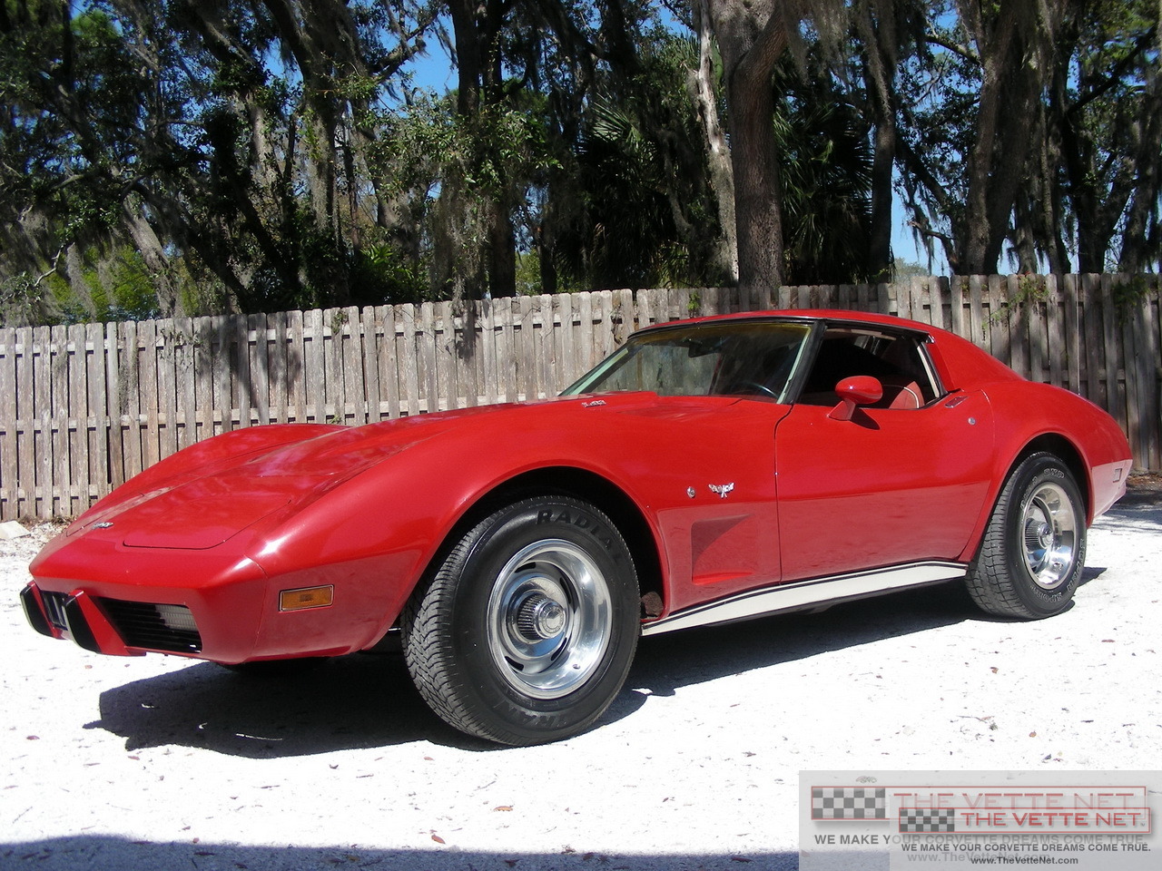 1977 Corvette T-Top Medium Red 72