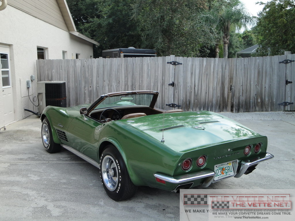 1972 Corvette Convertible Elkhart Green