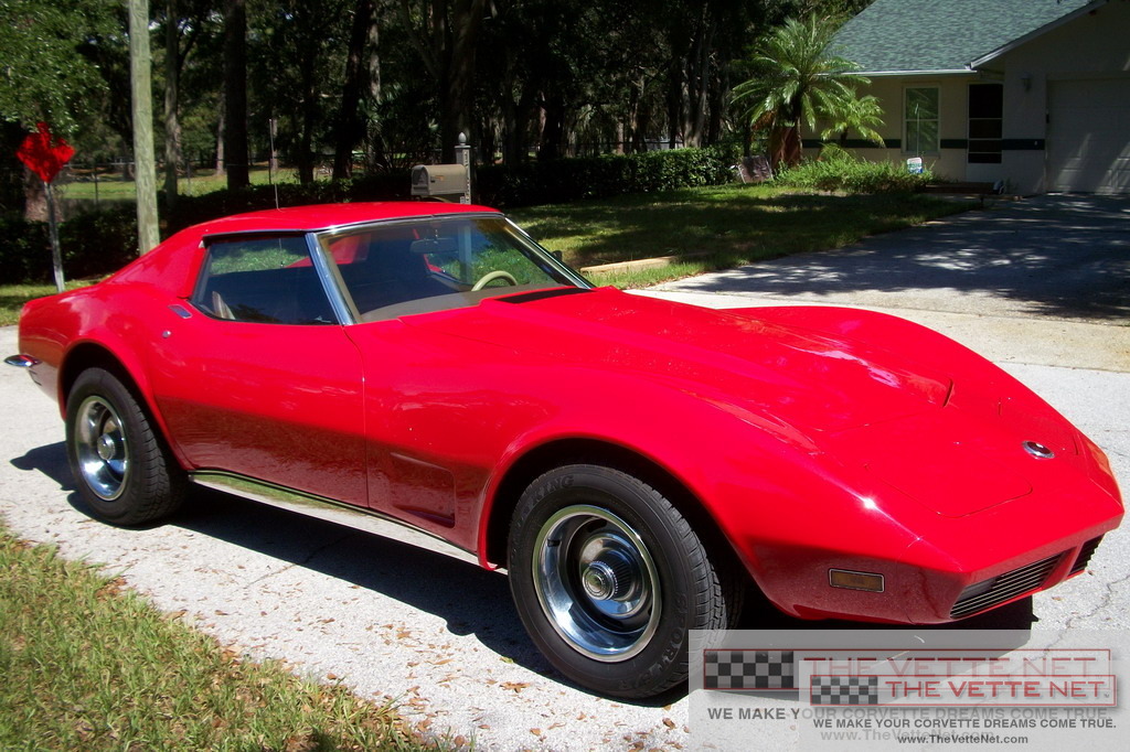 1973 Corvette T-Top Red
