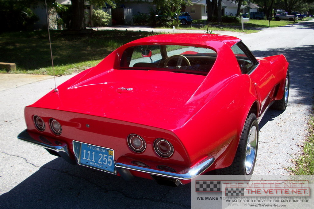 1973 Corvette T-Top Red
