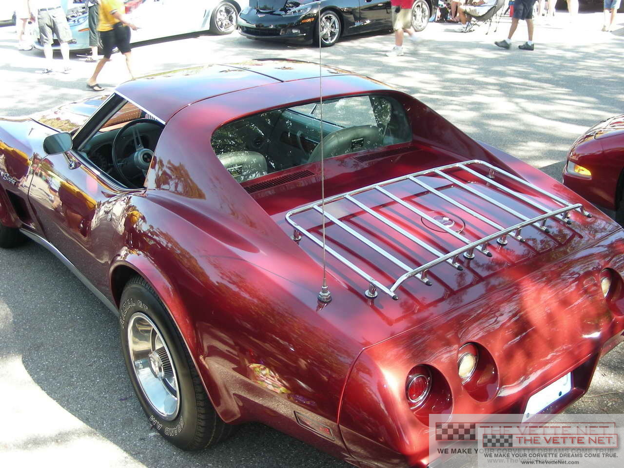1975 Corvette T-Top Dark Red
