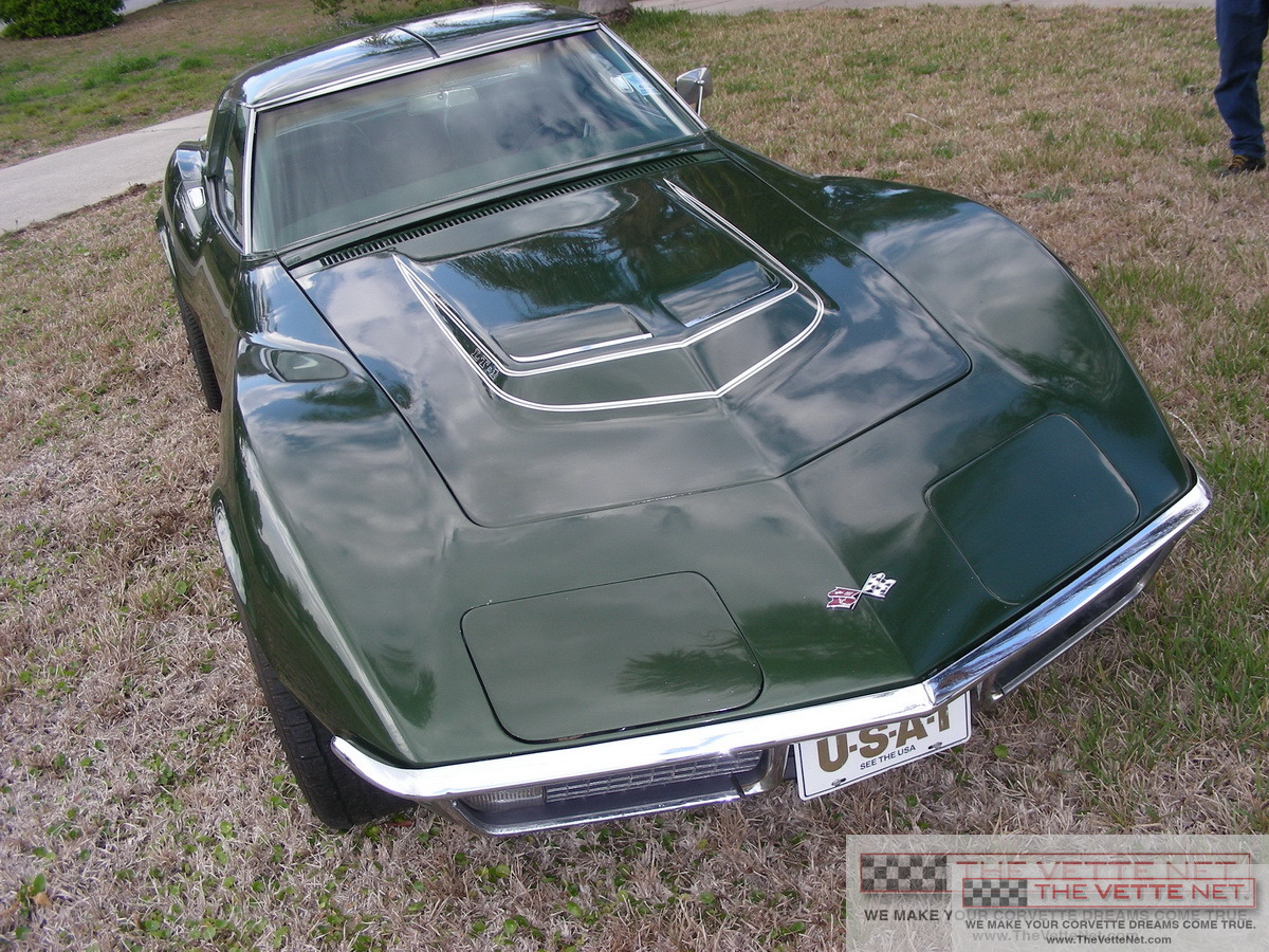 1970 Corvette T-Top Donnybrook Green