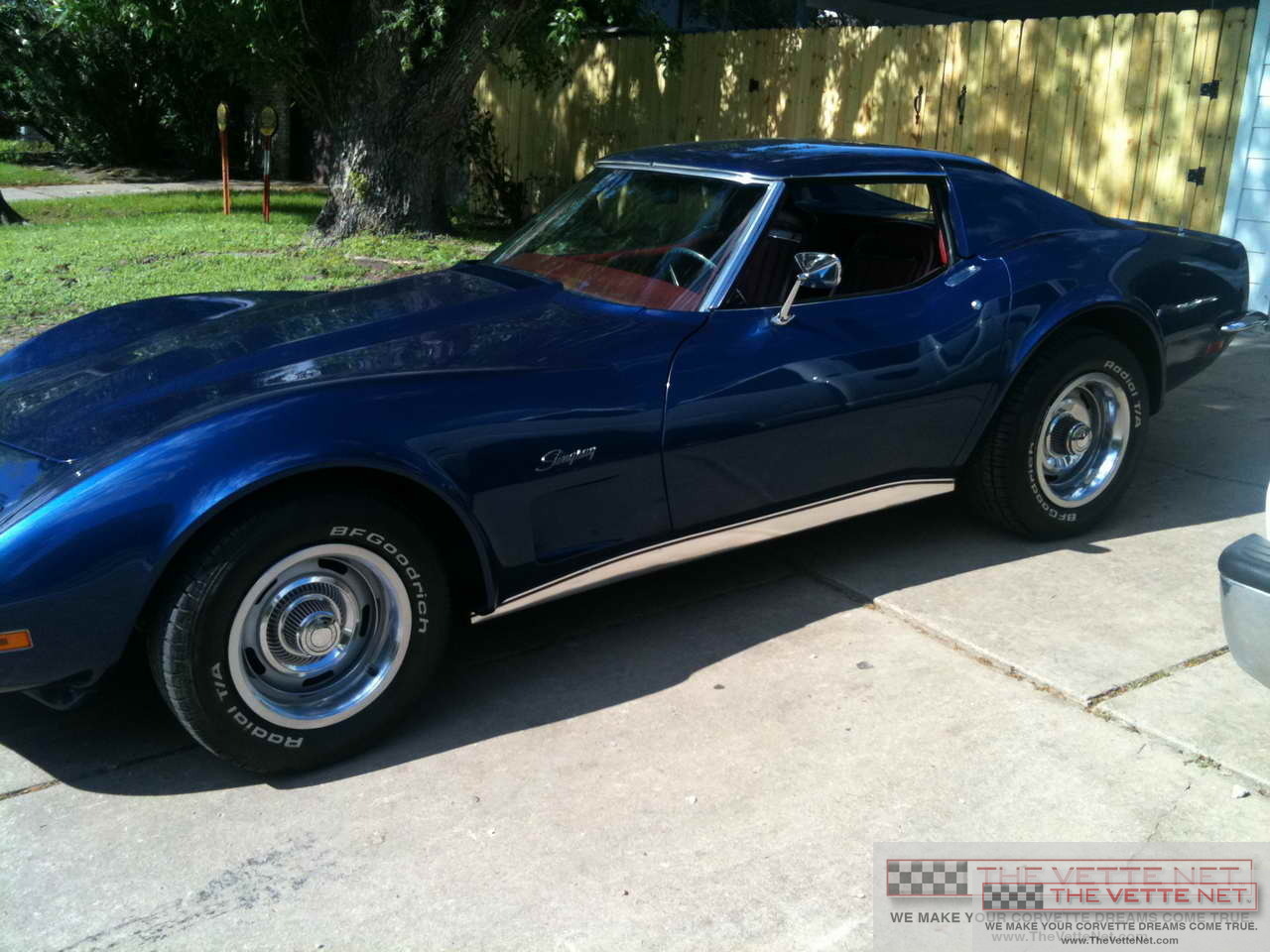 1973 Corvette T-Top Dark Blue Metallic