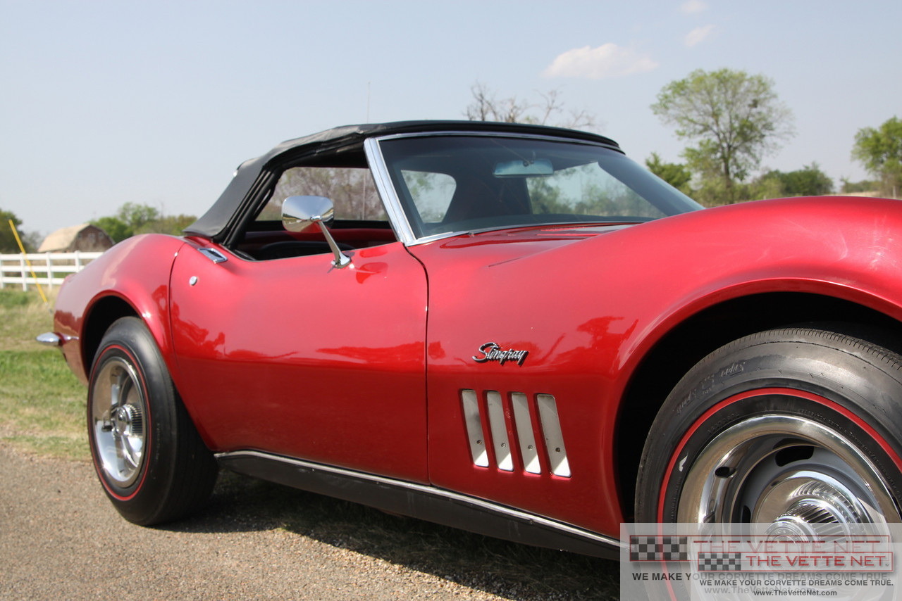 1969 Corvette Convertible Burgundy